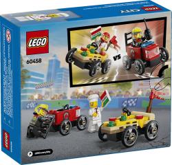 Lego CITY Závodní balíček: Rozvoz pizzy vs. hasičské auto 60458 (stavebnice)
