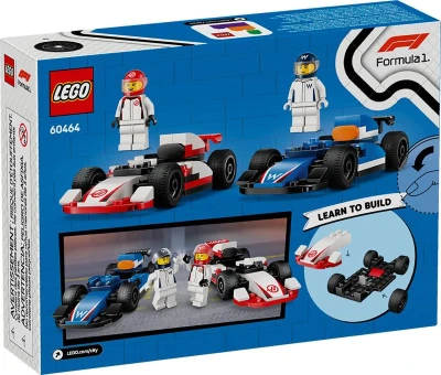 Lego CITY Závodní vozy F1 Williams Racing a Haas F1 60464 (stavebnice)
