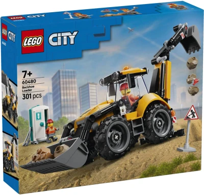 Lego CITY Žlutý nakladač s rypadlem 60480 (stavebnice)