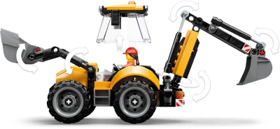 Lego CITY Žlutý nakladač s rypadlem 60480 (stavebnice)