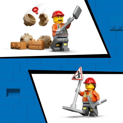 Lego CITY Žlutý nakladač s rypadlem 60480 (stavebnice)