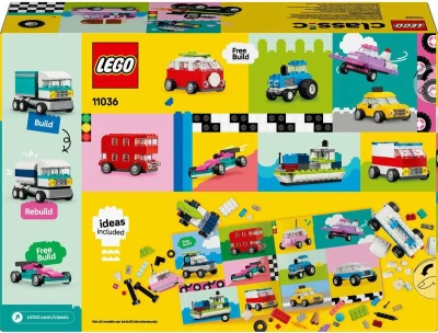 Lego CLASSIC Tvořivá vozidla 11036 (stavebnice)