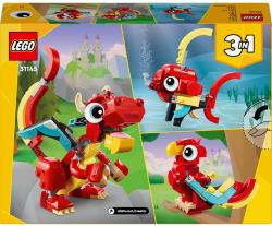 Lego CREATOR Červený drak 3v1 31145 (stavebnice)