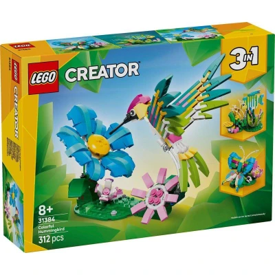 Lego CREATOR Divoká zvířata: Barevný kolibřík 3v1 31384 (stavebnice)
