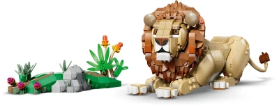 Lego CREATOR Divoká zvířata: Majestátní lev 3v1 31386 (stavebnice)