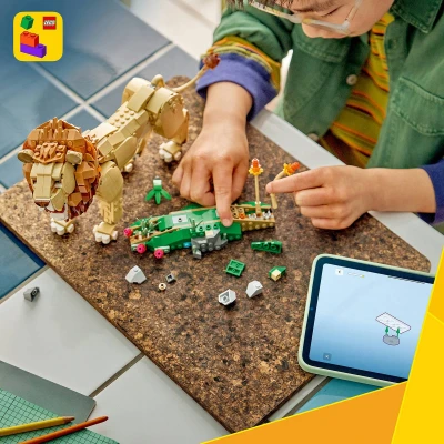 Lego CREATOR Divoká zvířata: Majestátní lev 3v1 31386 (stavebnice)
