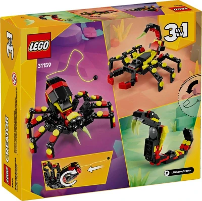 Lego CREATOR Divoká zvířata: Překvapivý pavouk 3v1 31159 (stavebnice)