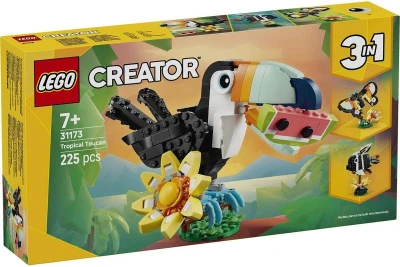 Lego CREATOR Divoká zvířata: Tropický tukan 3v1 31173 (stavebnice) Lego CREATOR Divoká zvířata: Tropický tukan 3v1 31173 (stavebnice)