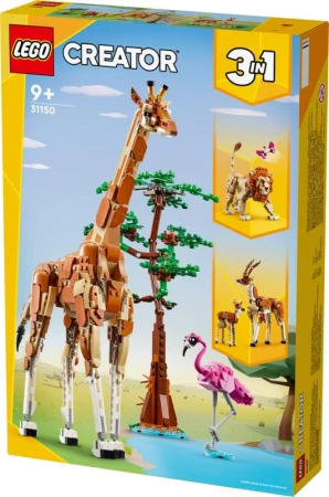 Lego CREATOR Divoká zvířata ze safari 3v1 31150 (stavebnice) Lego CREATOR Divoká zvířata ze safari 3v1 31150 (stavebnice)