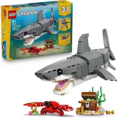 Lego CREATOR Divoký žralok a truhla s pokladem 3v1 31381 (stavebnice) Lego CREATOR Divoký žralok a truhla s pokladem 3v1 31381 (stavebnice)