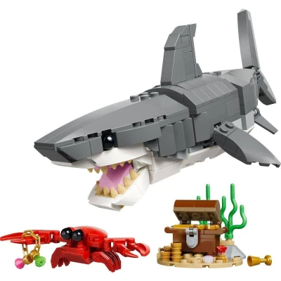 Lego CREATOR Divoký žralok a truhla s pokladem 3v1 31381 (stavebnice)