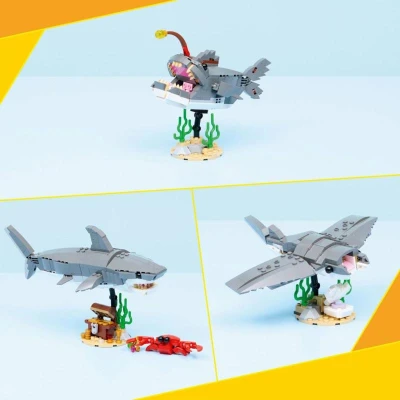 Lego CREATOR Divoký žralok a truhla s pokladem 3v1 31381 (stavebnice)