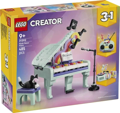 Lego CREATOR Hudební dekorace: Klavír s kočkou 3v1 31392 (stavebnice) Lego CREATOR Hudební dekorace: Klavír s kočkou 3v1 31392 (stavebnice)