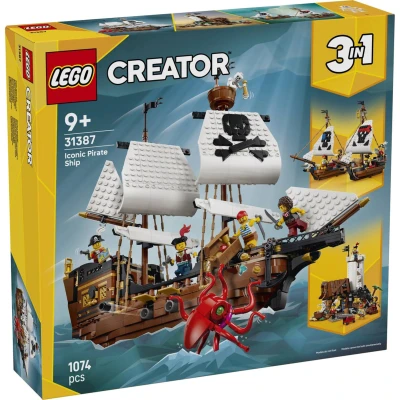 Lego CREATOR Kultová pirátska loď 3v1 31387 (stavebnica) Lego CREATOR Kultová pirátska loď 3v1 31387 (stavebnica)