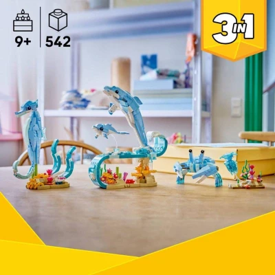 Lego CREATOR Mořští živočichové: Krásní delfíni 3v1 31385 (stavebnice)