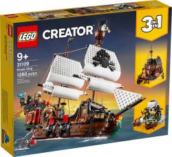 Lego CREATOR Pirátská loď 3v1 31109 (stavebnice)