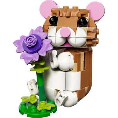 Lego CREATOR Roztomilý škrečok s kvetinou 3v1 31376 (stavebnica)