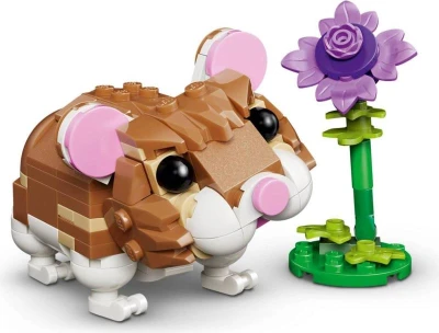 Lego CREATOR Roztomilý škrečok s kvetinou 3v1 31376 (stavebnica)