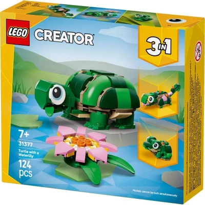 Lego CREATOR Korytnačka s lekénom 3v1 31377 (stavebnica)