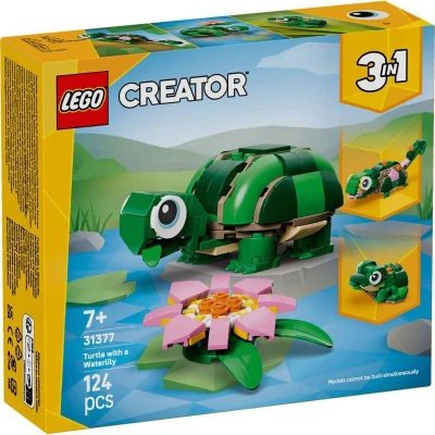 Lego CREATOR Korytnačka s lekénom 3v1 31377 (stavebnica)