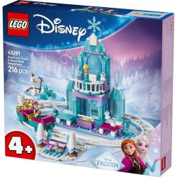 Lego DISNEY FROZEN Elsin ledový palác a jízda na sněhu 43281 (stavebnice)
