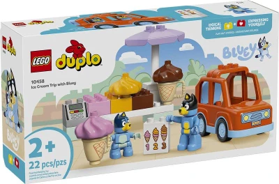 Lego DUPLO Bluey a výlet na zmrzlinu 10458 (stavebnice) Lego DUPLO Bluey a výlet na zmrzlinu 10458 (stavebnice)