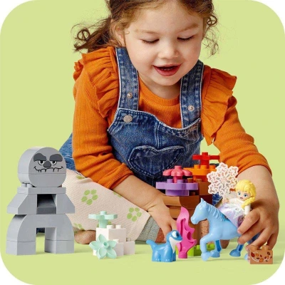 Lego DUPLO FROZEN 2 Elsa a Bruni v začarovaném lese 10418 (stavebnice)