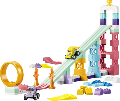 Lego DUPLO Mesto: Kreatívne rampy s autíčkami 3v1 10478 (stavebnica)