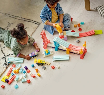 Lego DUPLO Mesto: Kreatívne rampy s autíčkami 3v1 10478 (stavebnica)