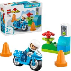 Lego DUPLO Město: Modrá policejní motorka 10471 (stavebnice)