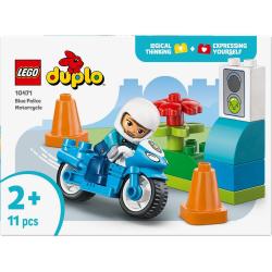 Lego DUPLO Město: Modrá policejní motorka 10471 (stavebnice)