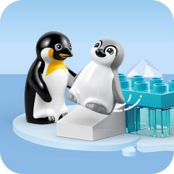 Lego DUPLO Rodinky divokých zvířat: Tučňáci a lvi 10442 (stavebnice)