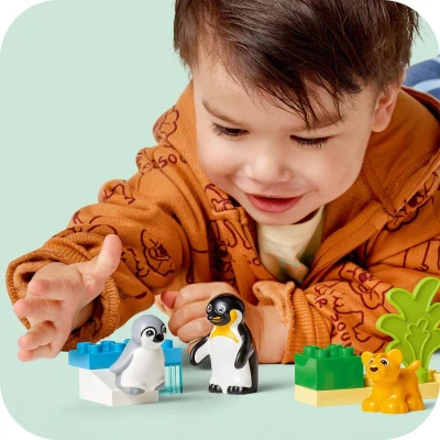 Lego DUPLO Rodinky divokých zvířat: Tučňáci a lvi 10442 (stavebnice)