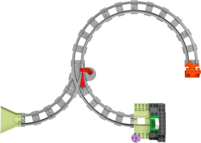 Lego DUPLO Železniční tunel a koleje (rozšiřující sada) 10425 (stavebnice)