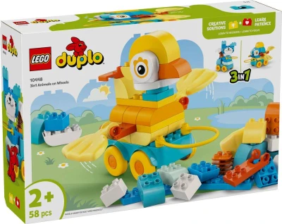 Lego DUPLO Zvieratká na kolieskach 3v1 10448 (stavebnica)