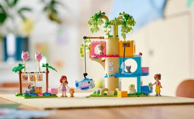 Lego FRIENDS Kočičí oslava a dům na stromě 42666 (stavebnice)
