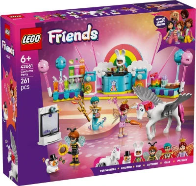 Lego FRIENDS Kostýmová párty s jednorožcom a vílou 42661 (stavebnica)
