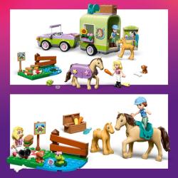 Lego FRIENDS Přívěs s koněm a hříbětem 42695 (stavebnice)