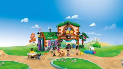 Lego FRIENDS Ranč s poníky a stáj 42654 (stavebnice)