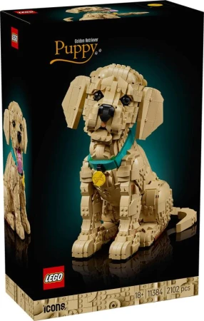 Lego ICONS Štěně zlatého retrívra 11384 (stavebnice)