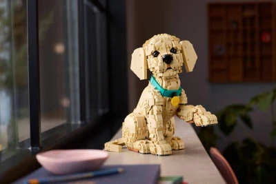 Lego ICONS Štěně zlatého retrívra 11384 (stavebnice)