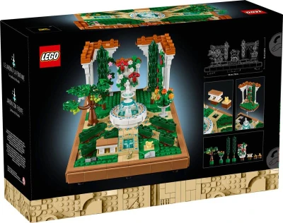 Lego ICONS Zahrada s fontánou 10359 (stavebnice)