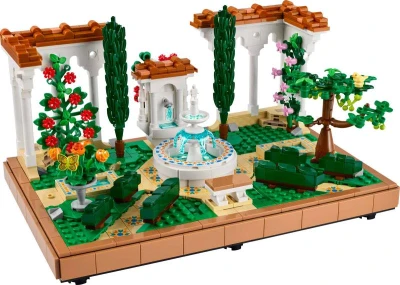 Lego ICONS Zahrada s fontánou 10359 (stavebnice)