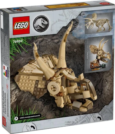 LEGO JURASSIC WORLD Dinosauří fosilie: Lebka triceratopse 76969 (stavebnice)