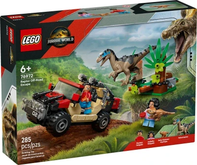 Lego JURASSIC WORLD Únik před raptorem 76972 (stavebnice) Lego JURASSIC WORLD Únik před raptorem 76972 (stavebnice)