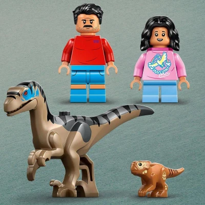 Lego JURASSIC WORLD Únik před raptorem 76972 (stavebnice)