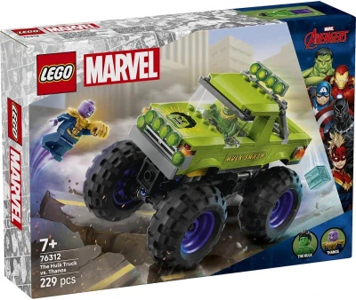 Lego MARVEL Hulkov truck vs. Thanos 76312 (stavebnica)
