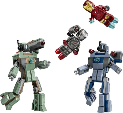 Lego MARVEL Iron Man a War Machine vs. Hammerovy Drony 76320 (stavebnice)