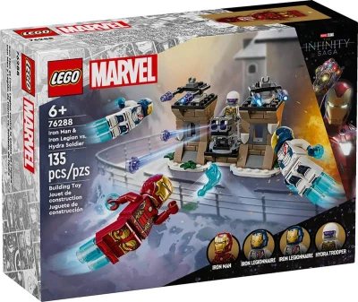 Lego MARVEL Iron Man a Železná legie vs. voják Hydry 76288 (stavebnice) Lego MARVEL Iron Man a Železná legie vs. voják Hydry 76288 (stavebnice)