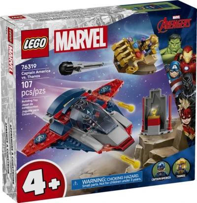 Lego MARVEL Kapitán Amerika vs. Thanos 76319 (stavebnice) Lego MARVEL Kapitán Amerika vs. Thanos 76319 (stavebnice)